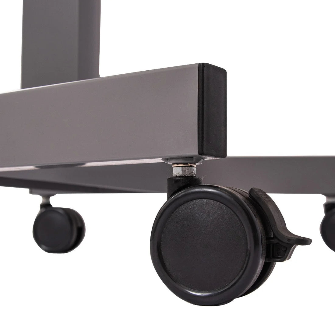 Luxor-STUDENT-P Pneumatic Adjustable Height Sit Stand Student Desk Light Gray (19.5" x 27.5" x 29"–43.5")