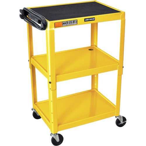 Luxor Adjustable-Height Steel Utility Cart