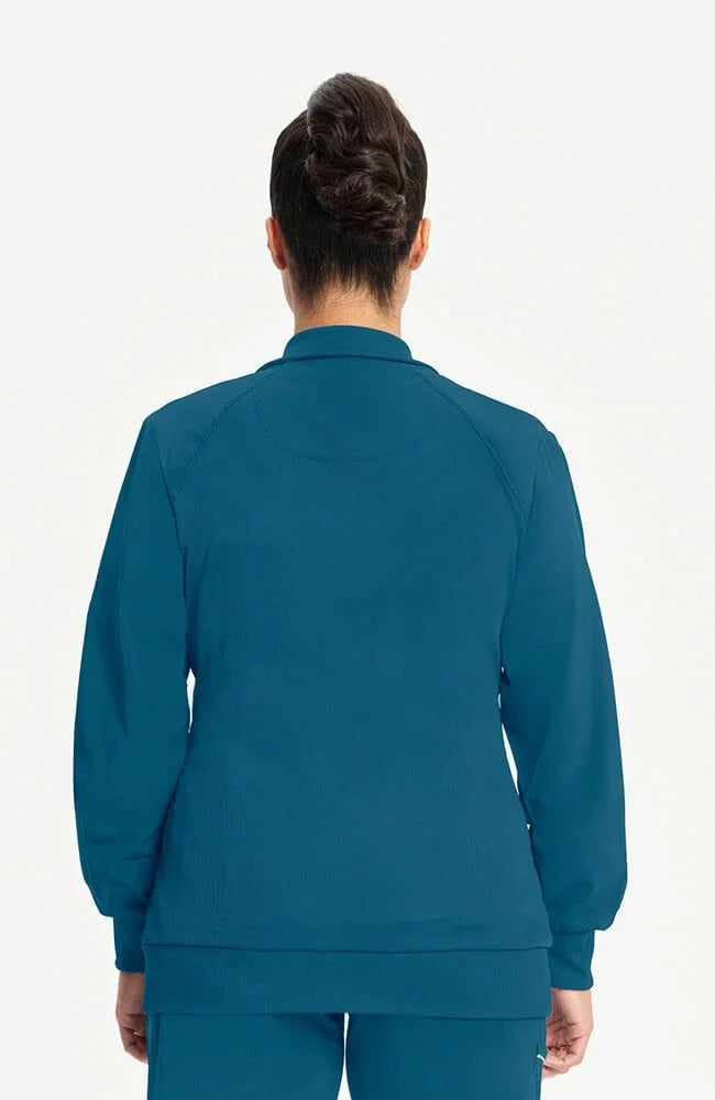 Infinity Women's Zip Front Warm Up Scrub Jacket