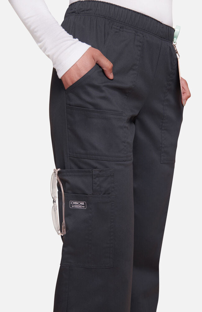 Cherokee Medical WW Core Stretch Women's Elastic Waist Scrub Pant - Petite