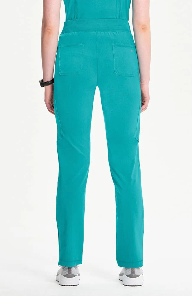 Infinity Women's Mid Rise Tapered Leg Pull-On Scrub Pant - Tall