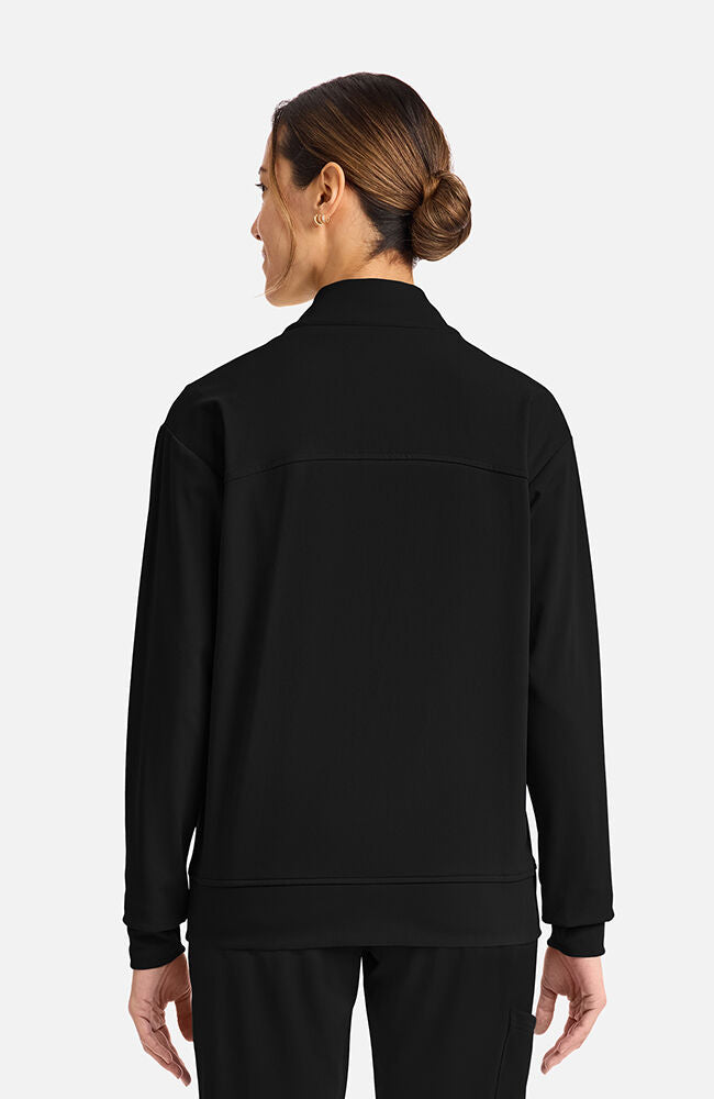 Cherokee Medical Achieve Women's 2-Pocket Shawl Collar Warm Up Scrub Jacket