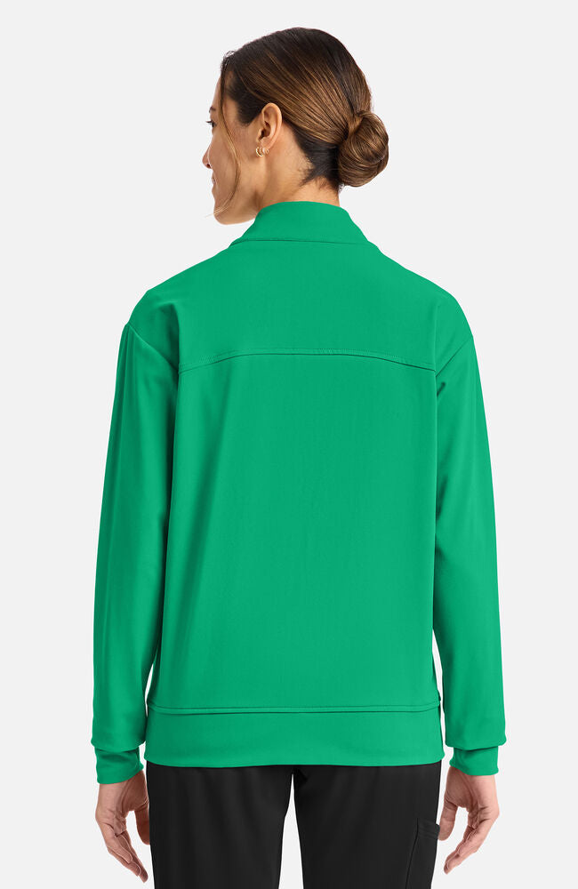 Cherokee Medical Achieve Women's 2-Pocket Shawl Collar Warm Up Scrub Jacket