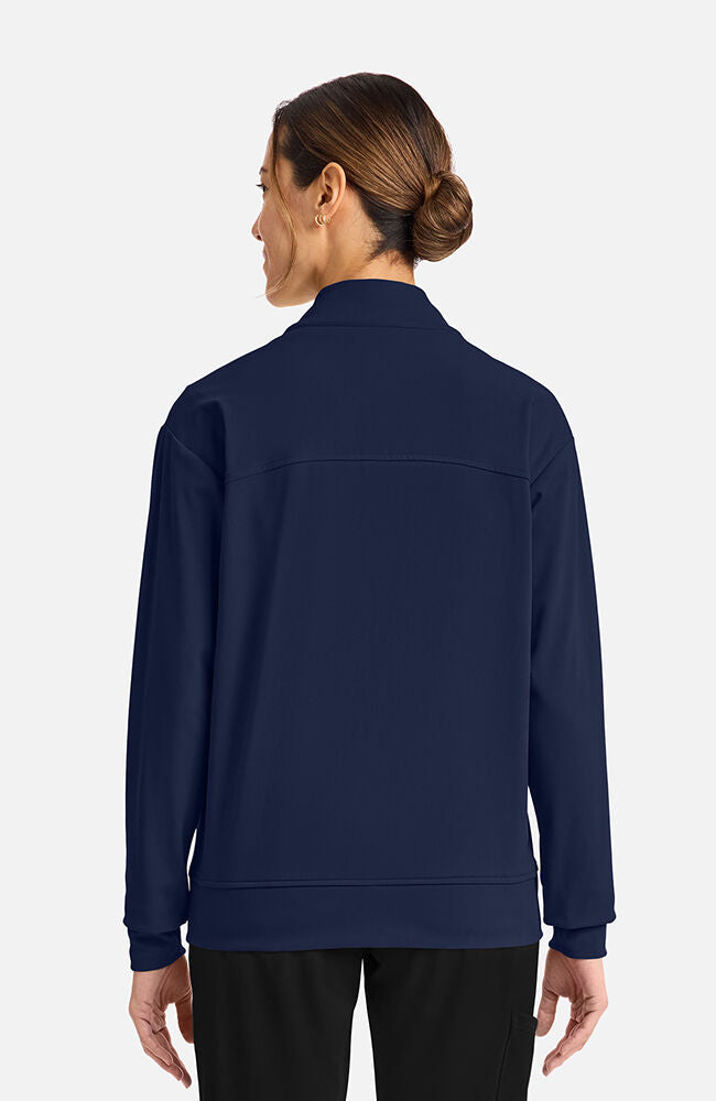 Cherokee Medical Achieve Women's 2-Pocket Shawl Collar Warm Up Scrub Jacket