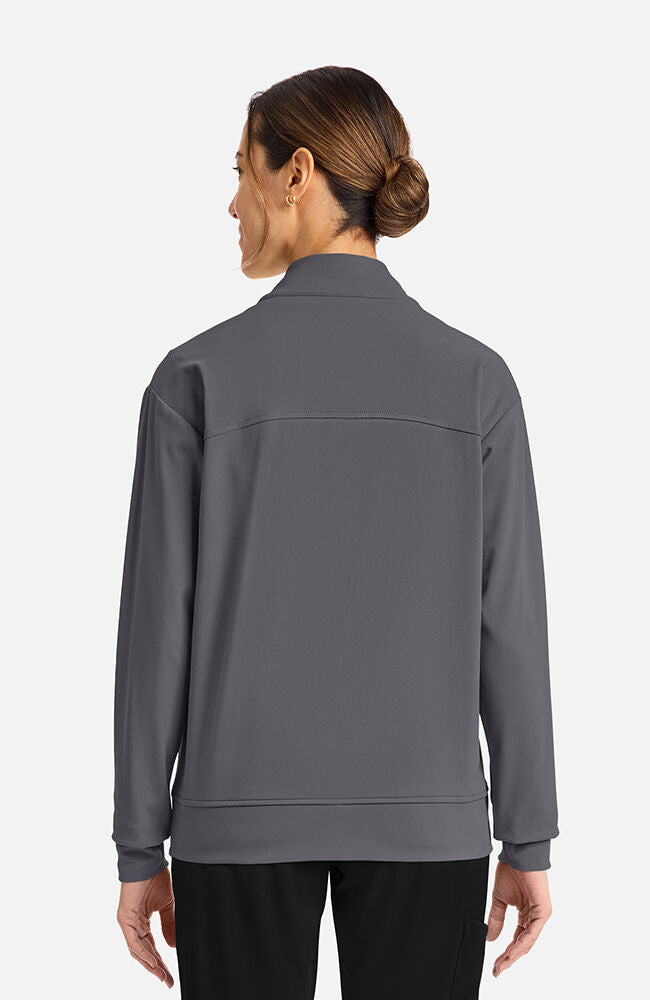 Cherokee Medical Achieve Women's 2-Pocket Shawl Collar Warm Up Scrub Jacket