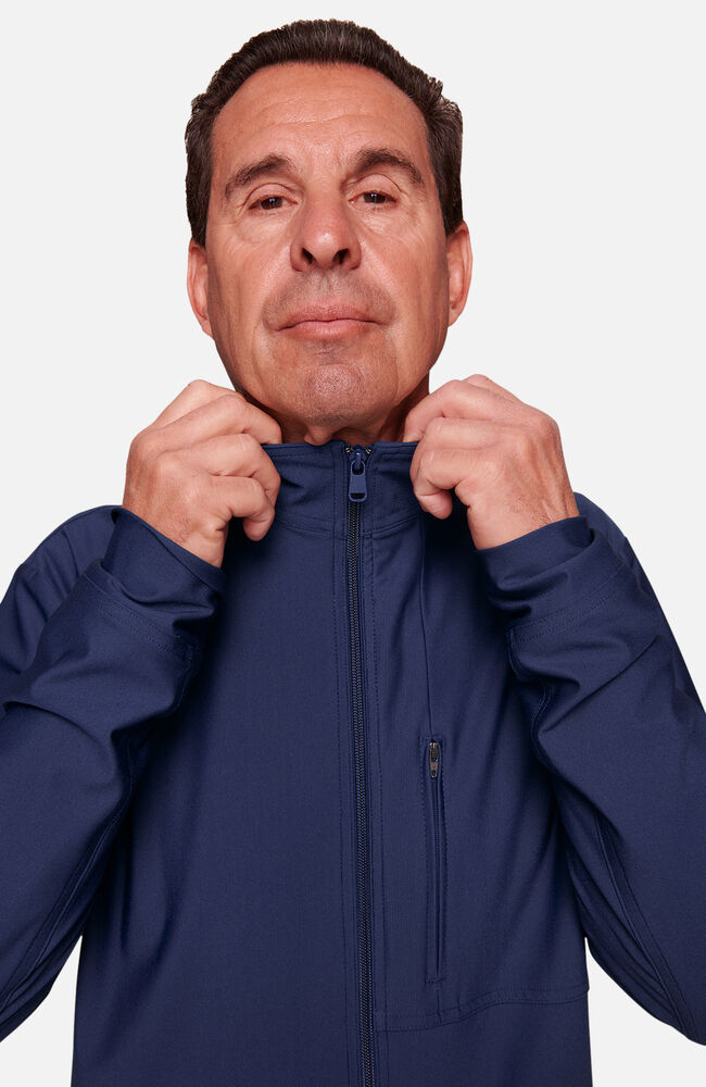 Cherokee Medical FORM Men's Zip Front Mock Neck Scrub Jacket