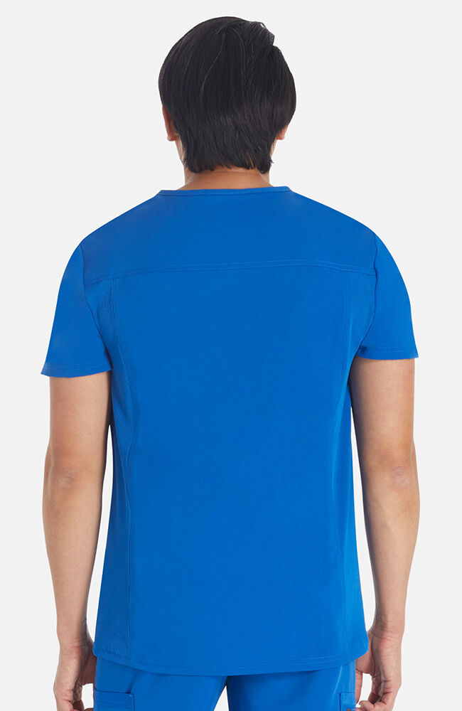 Balance by Dickies Men's Rib Panel V-Neck Scrub Top