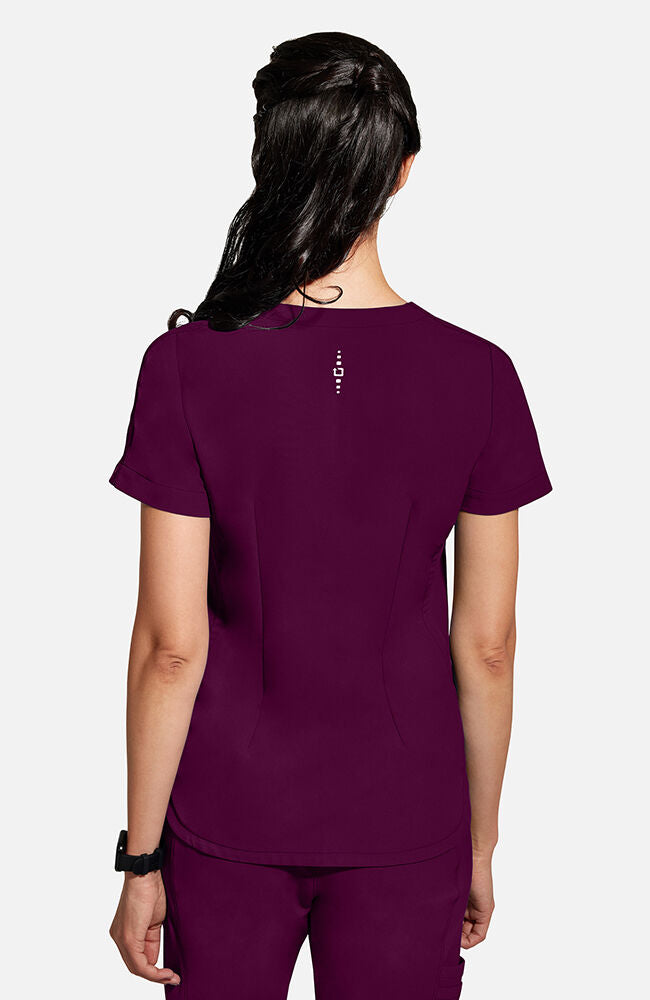 360 by Healing Hands Women's Skyler V-Neck Scrub Top