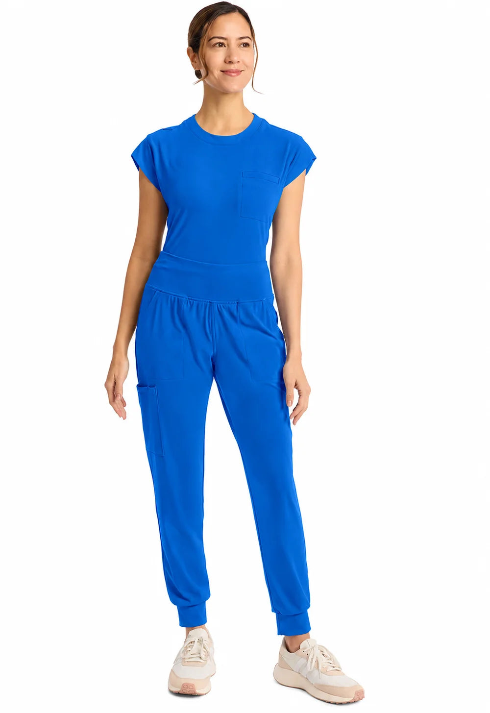 Cherokee Medical Achieve Women's 5-Pocket Pull-On Jogger Scrub Pant - Petite