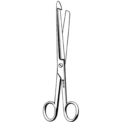 Sklar-15-1282 Enterotome Scissors Hook Point, 1/ea
