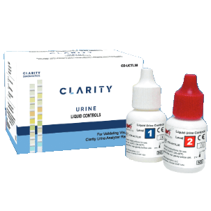 Clarity-CD-UCTL30 Urine Liquid Controls, Semiquantitative, Positive and Negative, 3 x 10mL Each