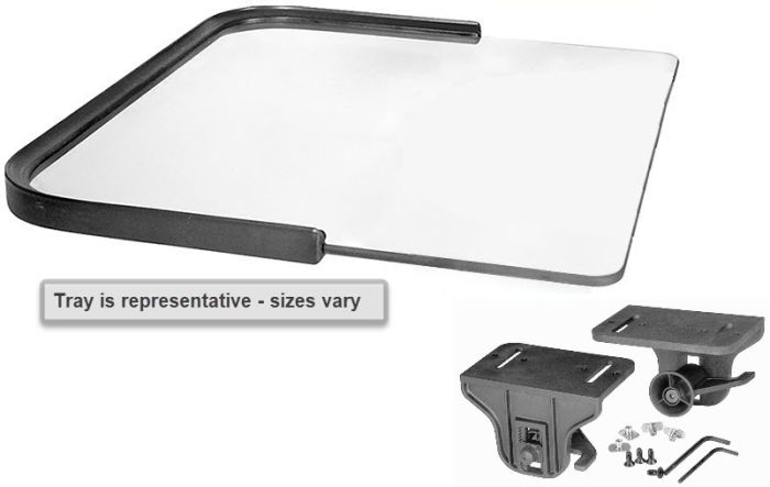 Therafin Tray, Clear, 25.5W X 22D W/ No BC