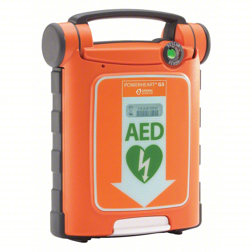 POWERHEART Defibrillator: Powerheart G5, Soft Case, Semi-Auto Mode, Cardiac Science