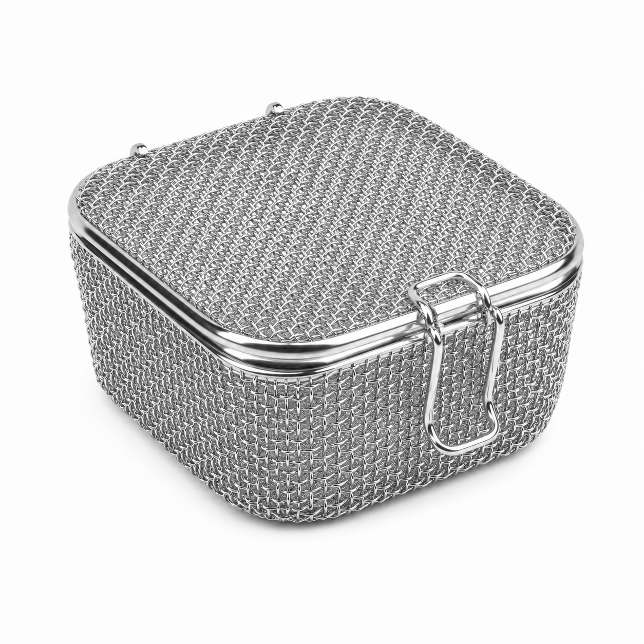 Sharn/Marketlab Wire Instrument Basket with Hinged Lid