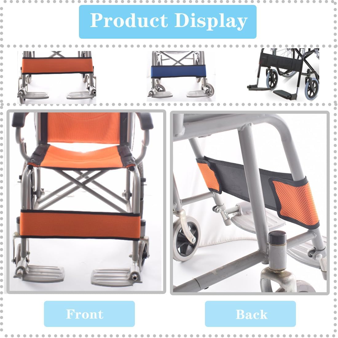 Dynarex DynaRide Wheelchair Calf Strap Nylon 1pc/polybag, 50pcs/box