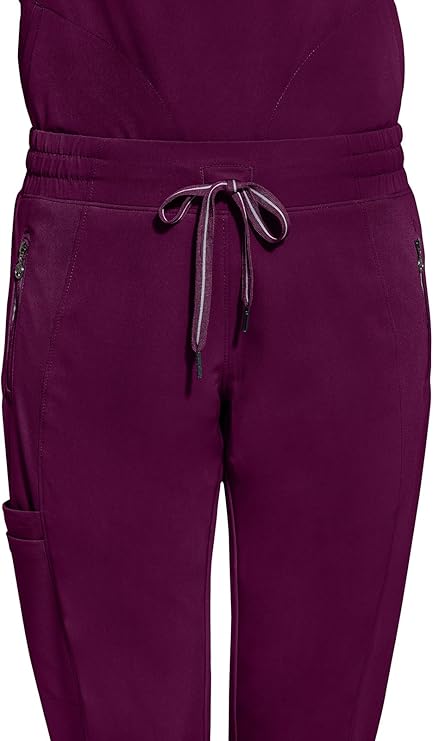 360 by Healing Hands Women's Niko Elastic Waistband Scrub Pant - Petite