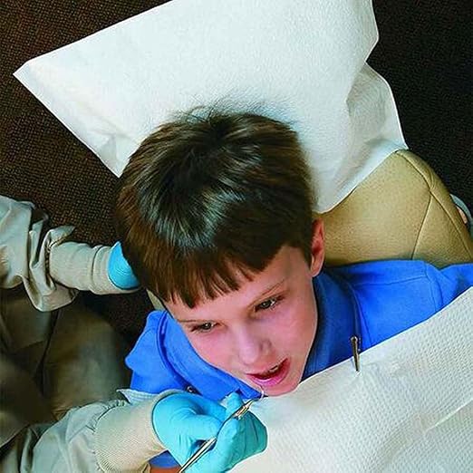 TIDI Products Choice Headrest Covers (500/Case), Tissue/ Poly