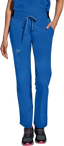 360 by Healing Hands Women's Nisha Knit Waistband Scrub Pant - Petitie