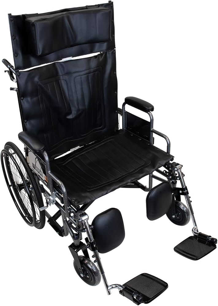 Dynarex-RPWC23-RSBK Reclining Wheelchair Spreader Bar Knob Black, 1 EA