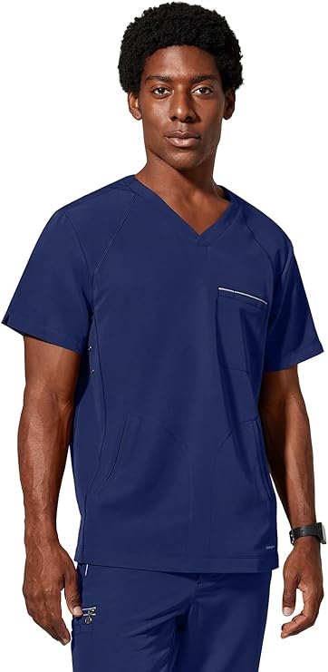 360 by Healing Hands Men's Steven V-Neck Scrub Top