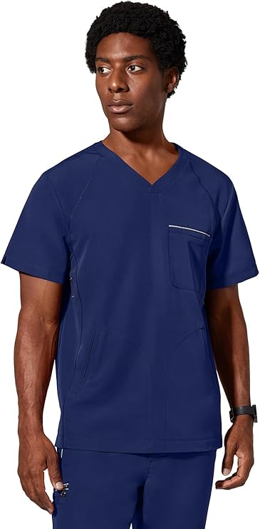 360 by Healing Hands Men's Steven V-Neck Scrub Top