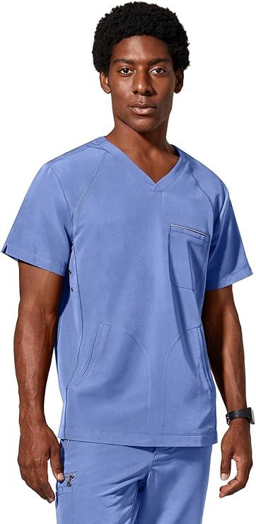 360 by Healing Hands Men's Steven V-Neck Scrub Top