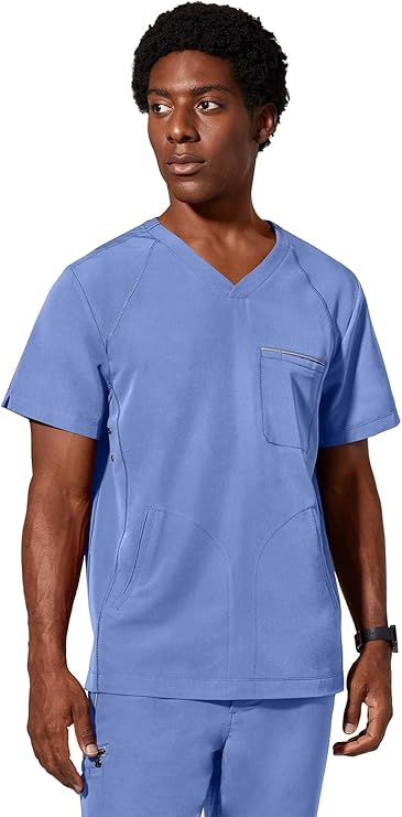 360 by Healing Hands Men's Steven V-Neck Scrub Top