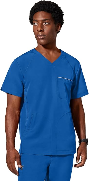 360 by Healing Hands Men's Steven V-Neck Scrub Top