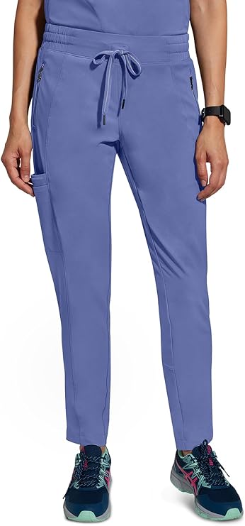 360 by Healing Hands Women's Niko Elastic Waistband Scrub Pant - Petite