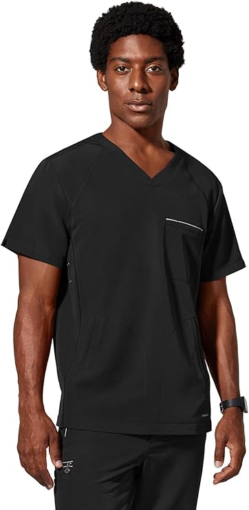360 by Healing Hands Men's Steven V-Neck Scrub Top