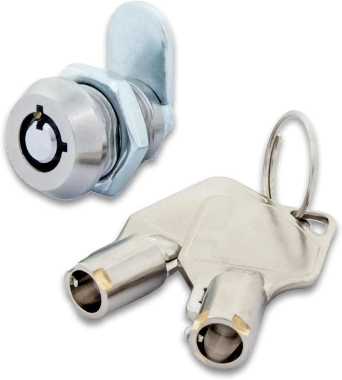 Harloff-40399 3/8in Tubular Cam Lock with 4 Keys, Stamp 2D131 (1 EA)