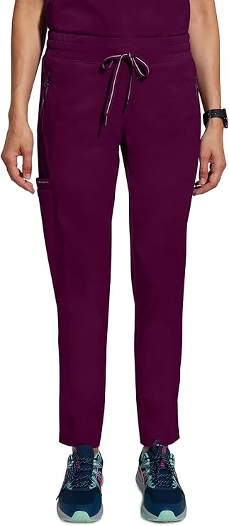 360 by Healing Hands Women's Niko Elastic Waistband Scrub Pant - Petite