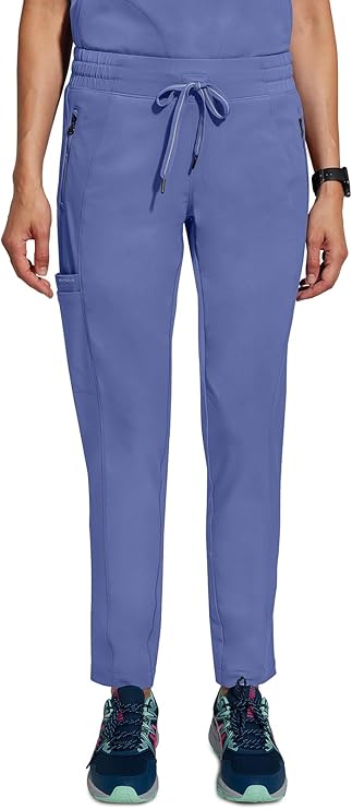 360 by Healing Hands Women's Niko Elastic Waistband Scrub Pant - Petite