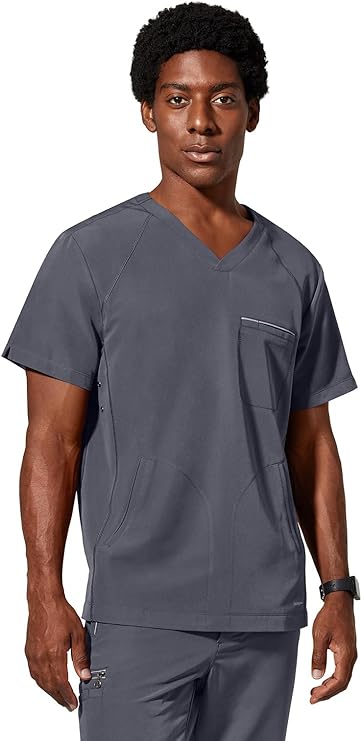 360 by Healing Hands Men's Steven V-Neck Scrub Top