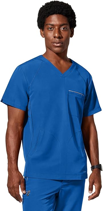 360 by Healing Hands Men's Steven V-Neck Scrub Top