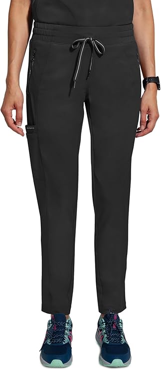 360 by Healing Hands Women's Niko Elastic Waistband Scrub Pant - Petite