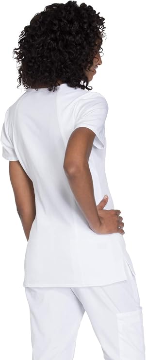 Cherokee Medical WW Originals Women's Knit V-Neck Solid Scrub Top