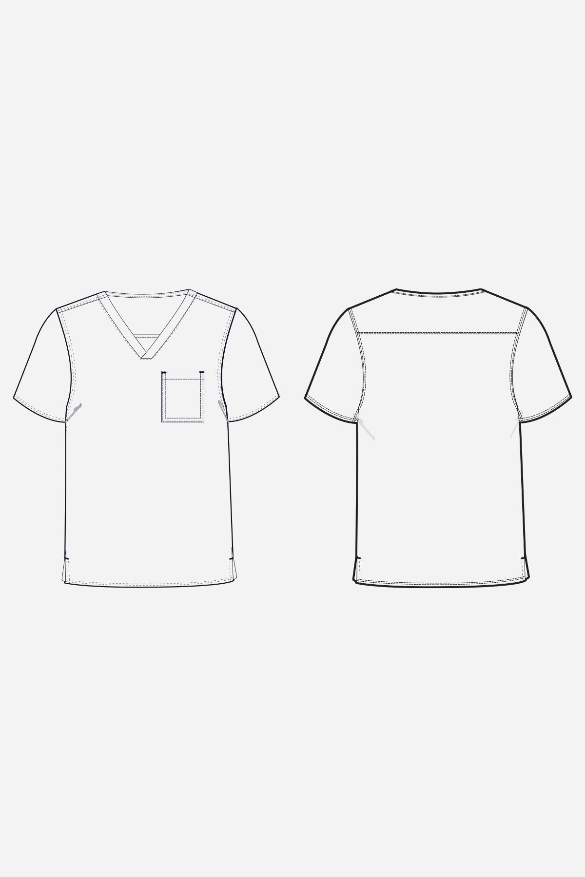 Med Couture Insight (RothWear) Men’s 1 Pocket Top