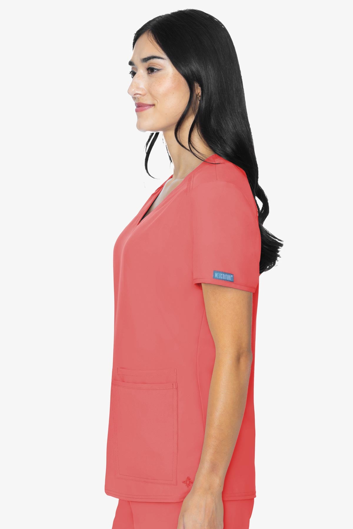 Med Couture Women's Insight Side Pocket Top