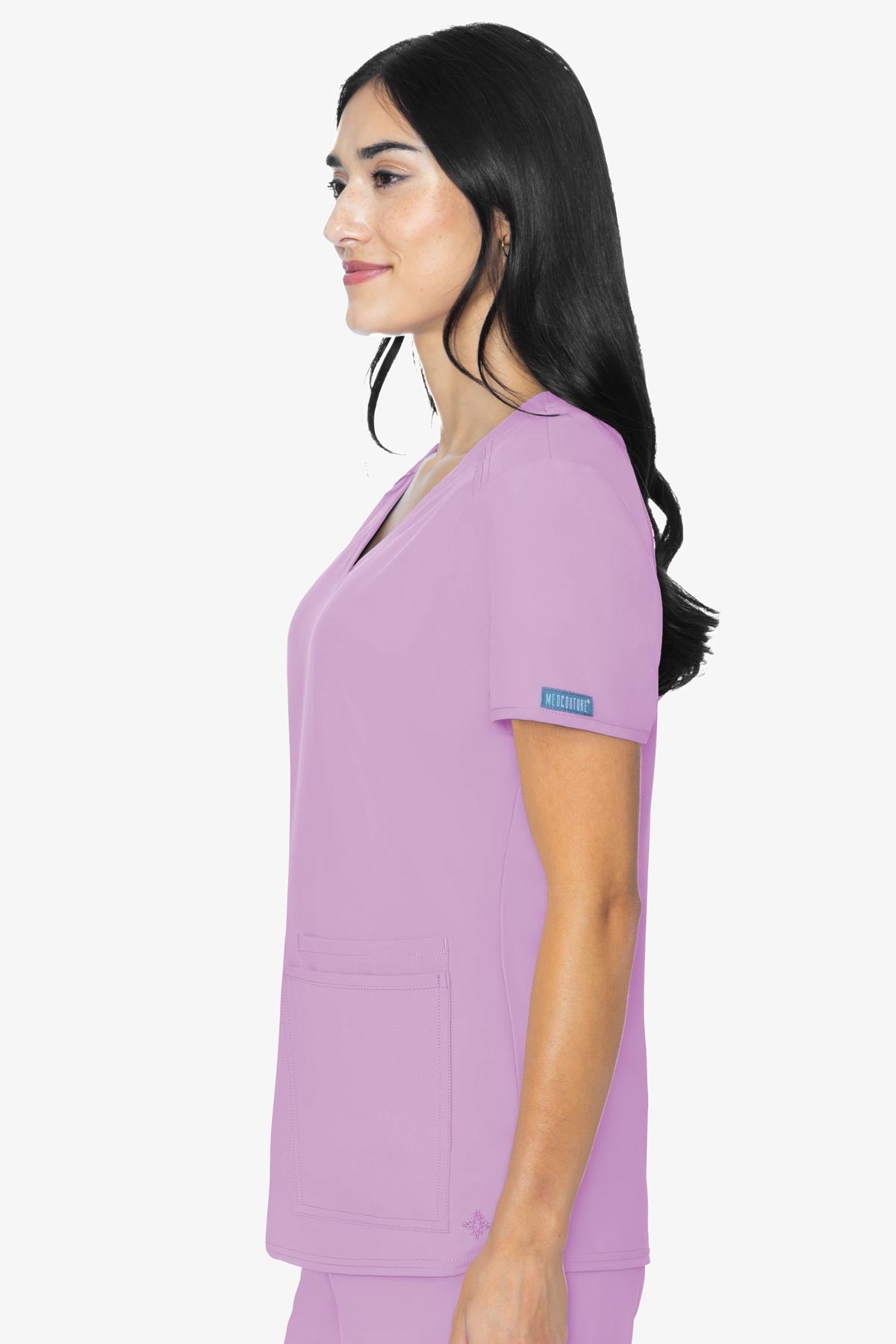 Med Couture Women's Insight Side Pocket Top