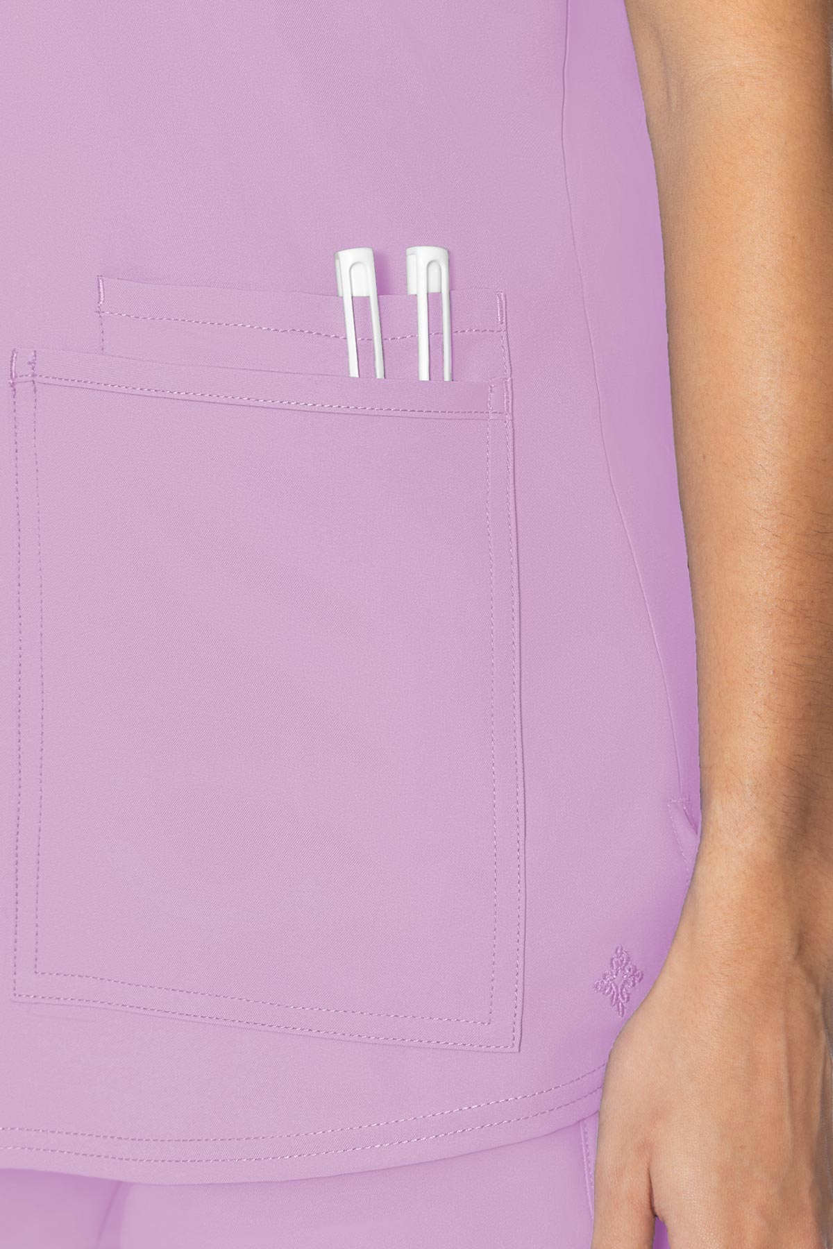 Med Couture Women's Insight Side Pocket Top
