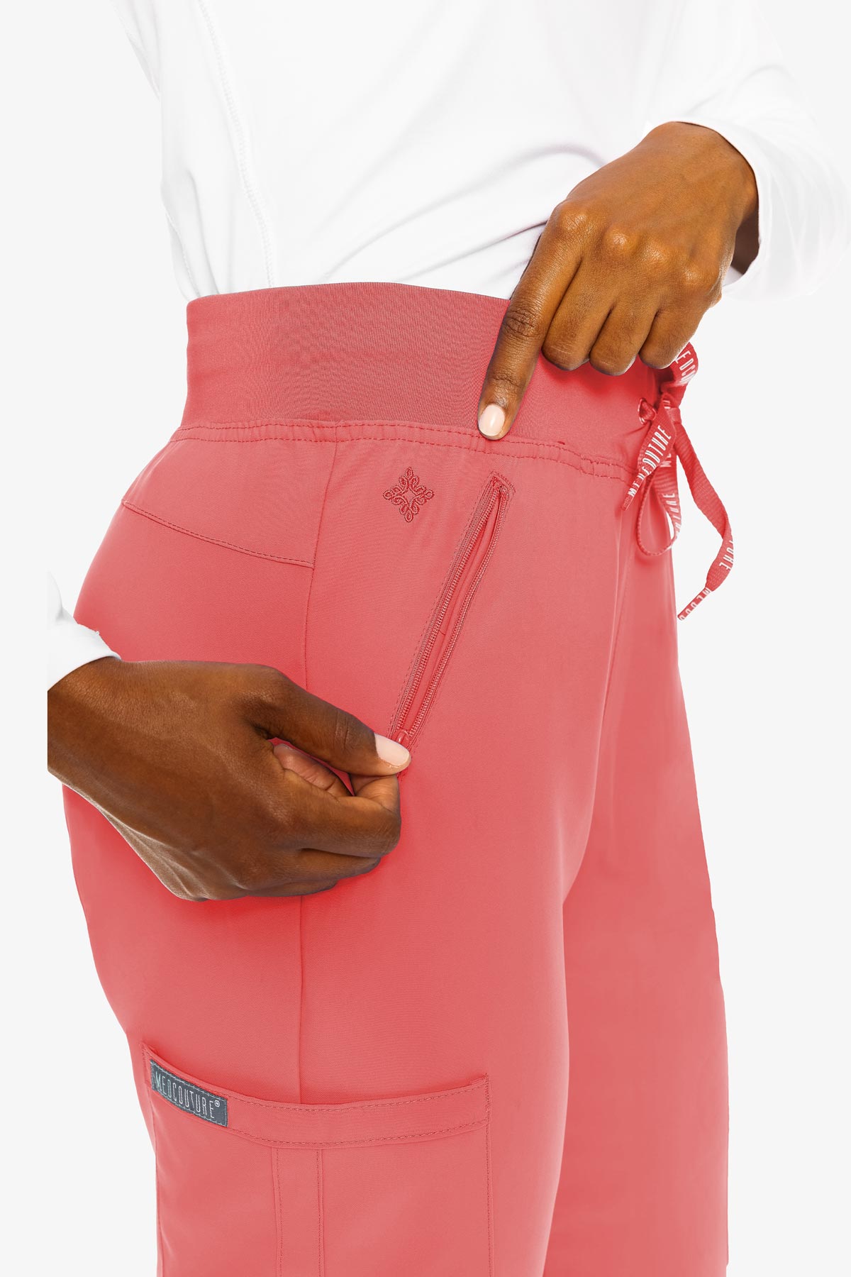 Med Couture Insight Women’s Zipper Pant - Petite