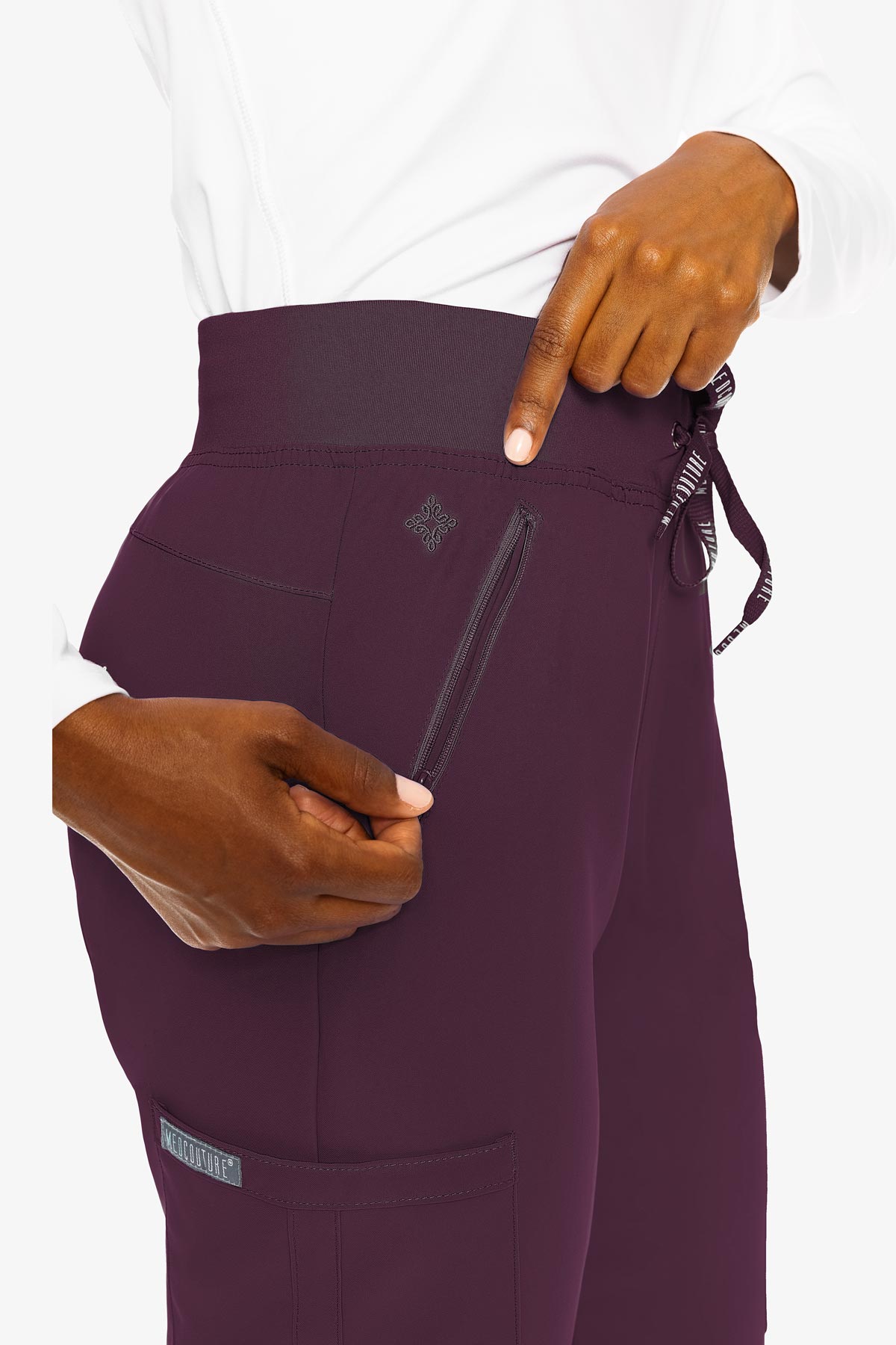 Med Couture Insight Women’s Zipper Pant - Petite