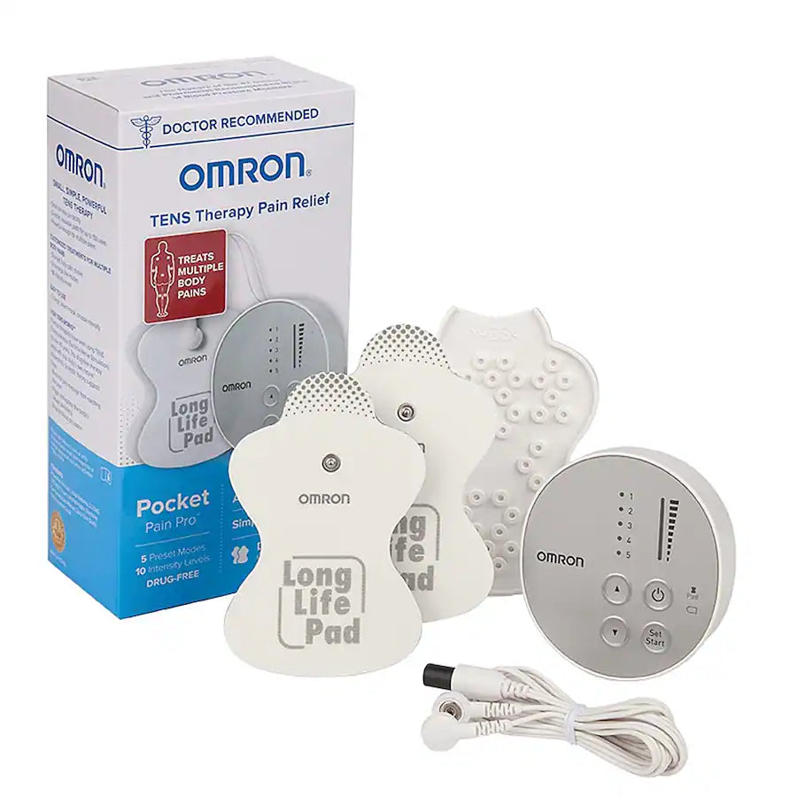 Omron Healthcare-PM400 Pocket Pain Pro TENS Unit, Powerful Drug-free Pain Relief, 12/cs