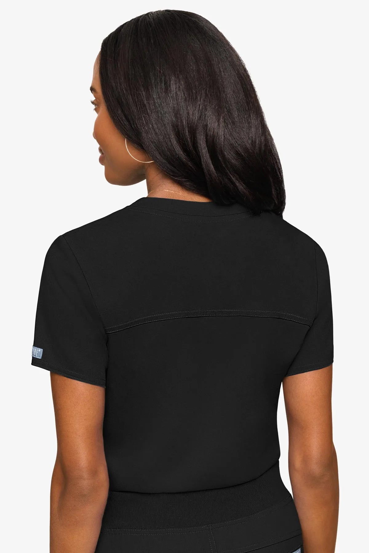 Med Couture Women's Touch V - Neck Chest Pocket Top
