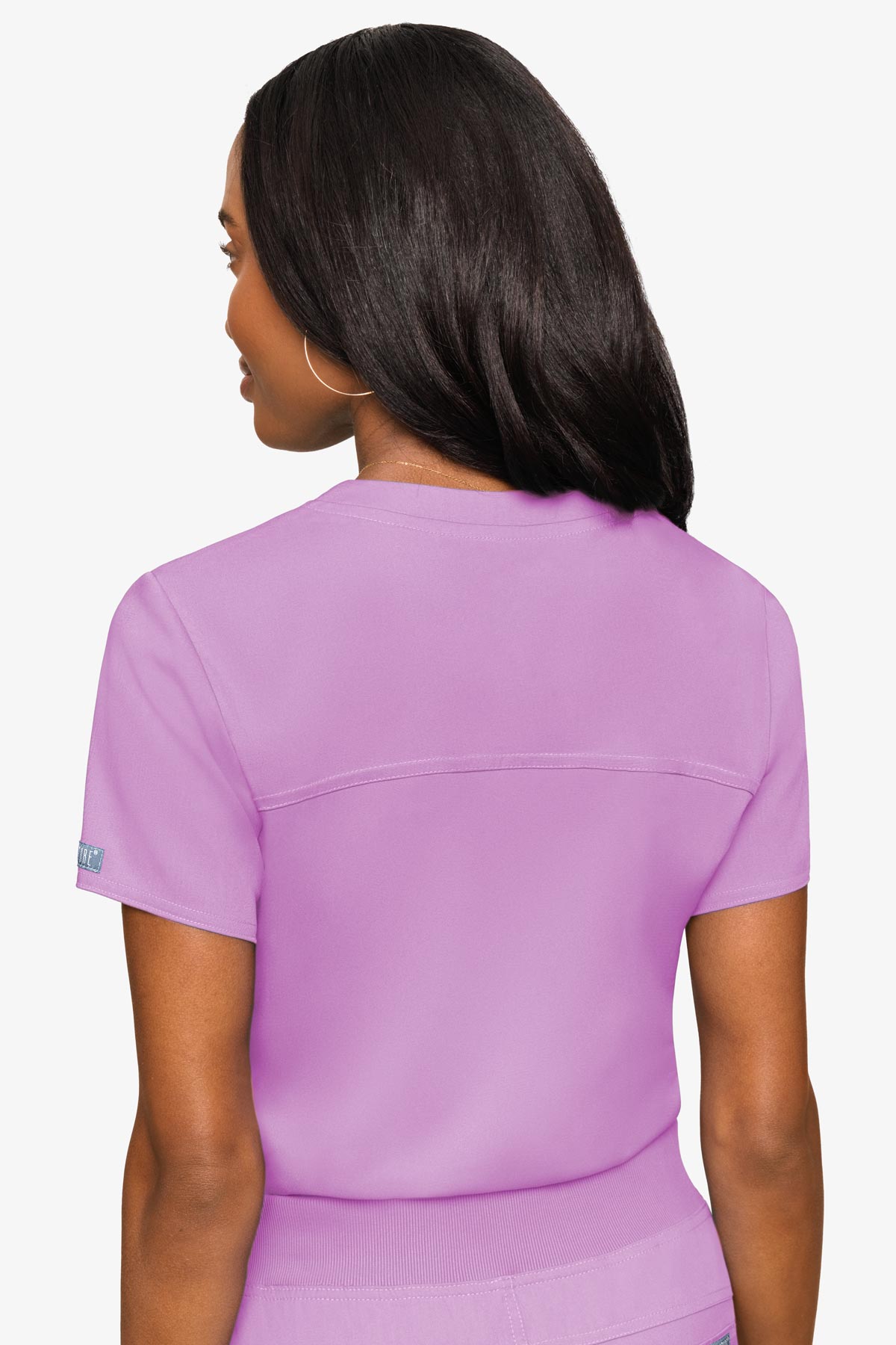 Med Couture Women's Touch V - Neck Chest Pocket Top