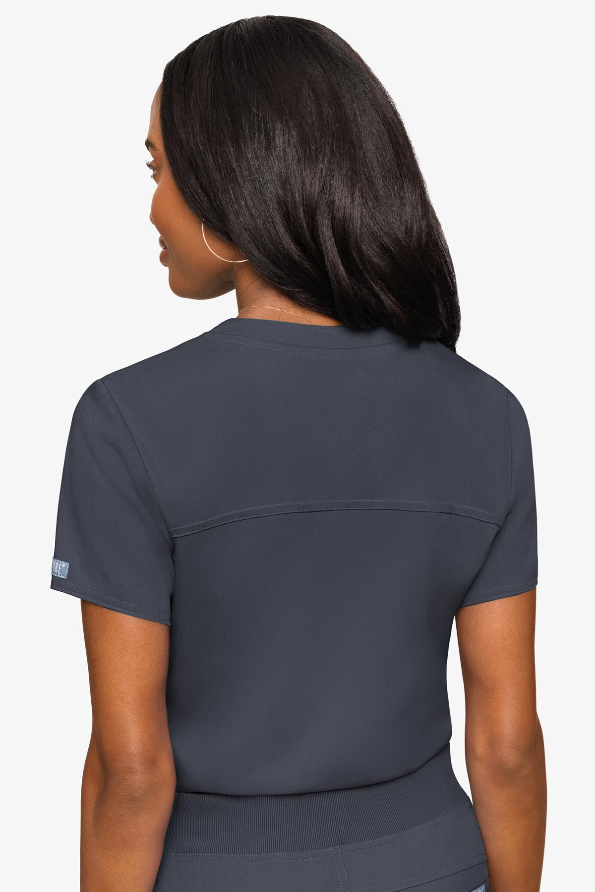 Med Couture Women's Touch V - Neck Chest Pocket Top
