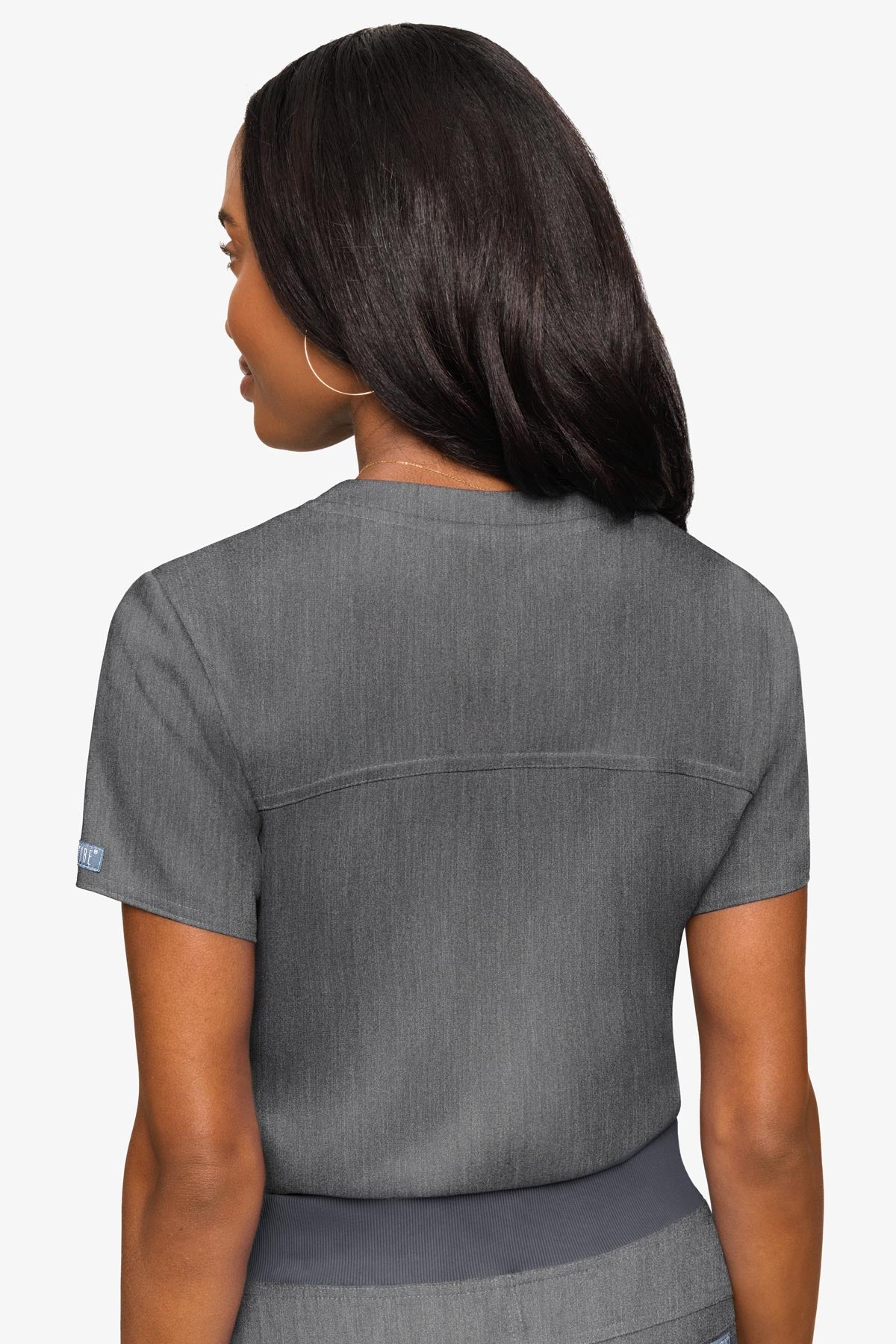 Med Couture Women's Touch V - Neck Chest Pocket Top