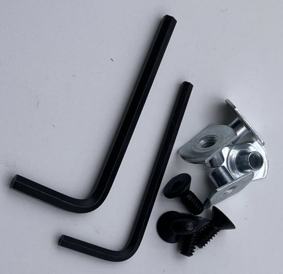 Therafin-32200-Hardware Kit for Topdrop, EZ Lock & Tube Locks, 3/8"