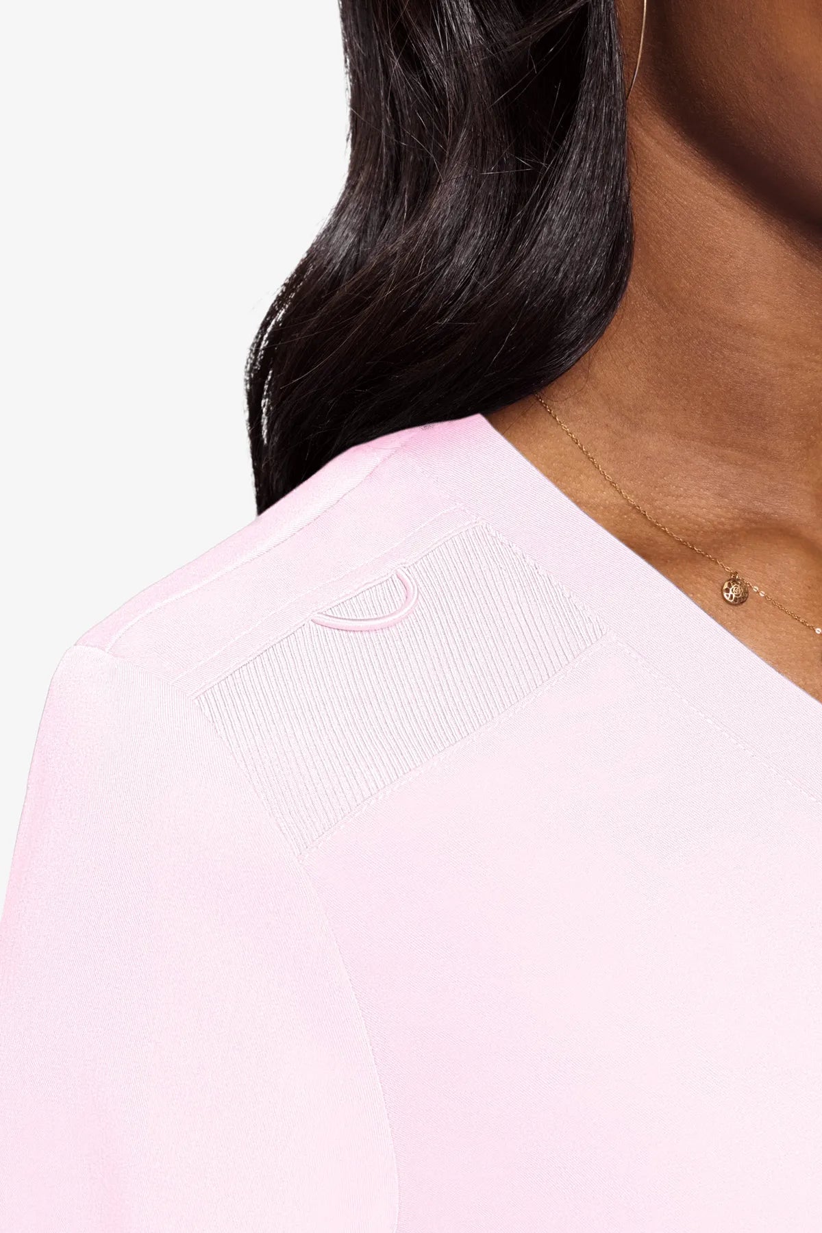 Med Couture Women's Touch V - Neck Chest Pocket Top